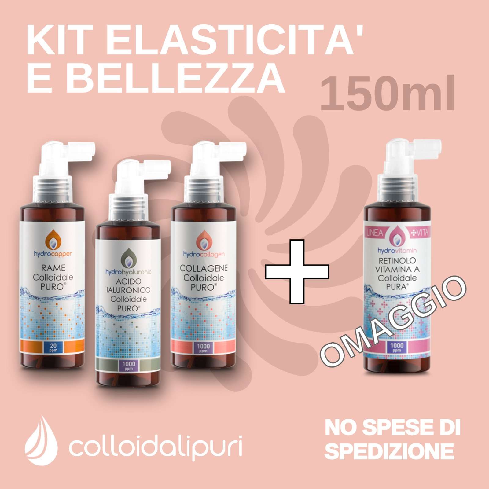 kit bellezza e tonicità 150ml